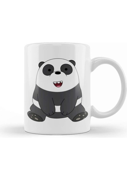 Panda Bear 03 Kupa Bardak Porselen