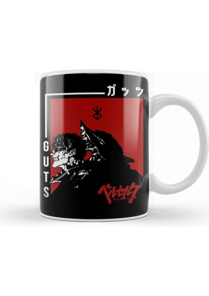Berserk Guts Armo Kupa Bardak Porselen