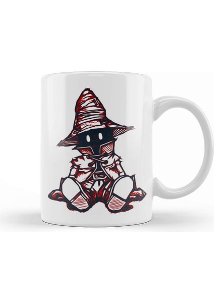 Final Fantasy Vivi Final Fantasy Kupa Bardak Porselen