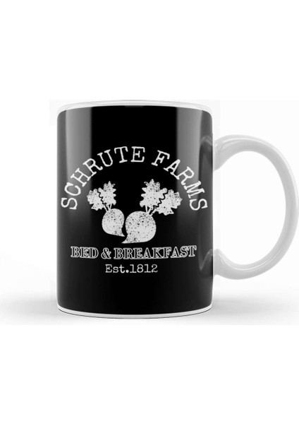 The Office Schrute Farms Bed & Breakfast 02 Kupa Bardak Porselen