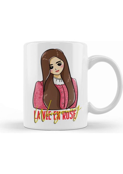 La Vie En Rose Jang Wonyoung Kupa Bardak Porselen