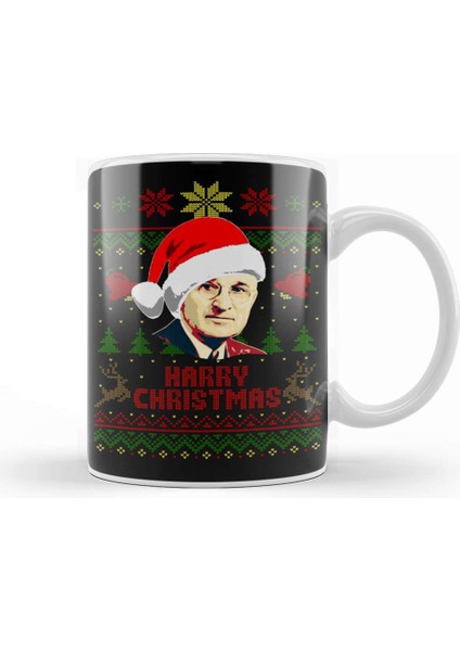 Harry S Truman Harry Christmas 01 Kupa Bardak Porselen