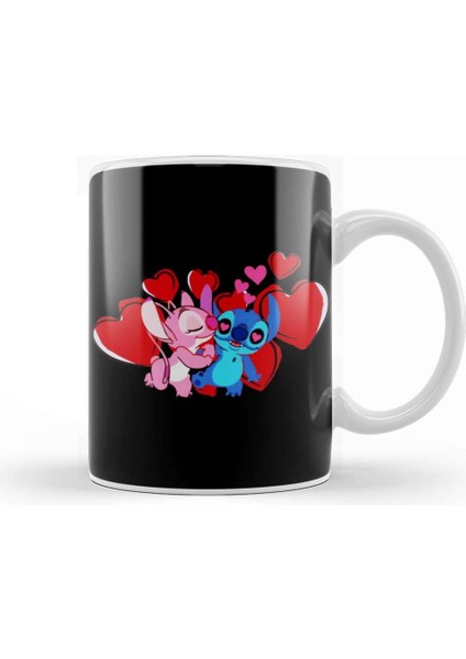 Love Stitch Kupa Bardak Porselen