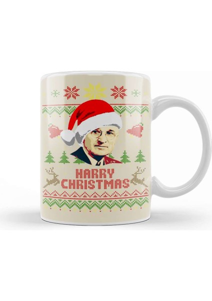 Harry S Truman Harry Christmas Kupa Bardak Porselen