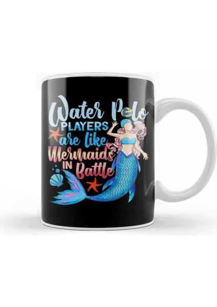 Water Polo Players Are Like Mermaids In Battle Kupa Bardak Porselen