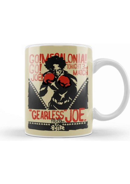 Megalobox Gearless Joe Kupa Bardak Porselen