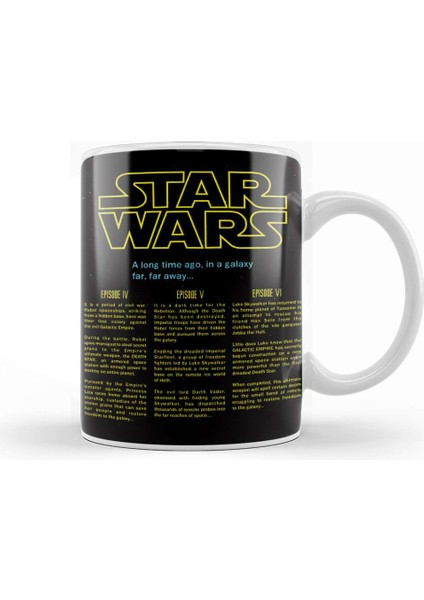 Star Wars Opening Crawl 03 Kupa Bardak Porselen