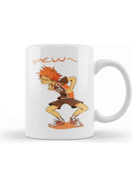 Anime Haikyuu Shōyō Hinata Chibi Pegatina 01 Kupa Bardak Porselen