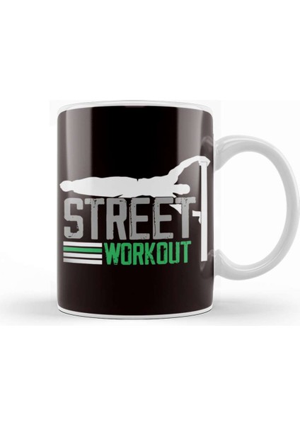 Street Workout Calisthenics Gym Fitness Training Exercise Kupa Bardak Porselen