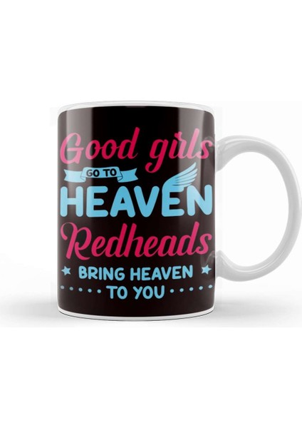 Redheads Red Hair Redhead Ginger Freckles Gift Kupa Bardak Porselen