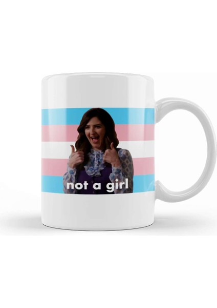 Trans Janet Not A Girl The Good Place Kupa Bardak Porselen
