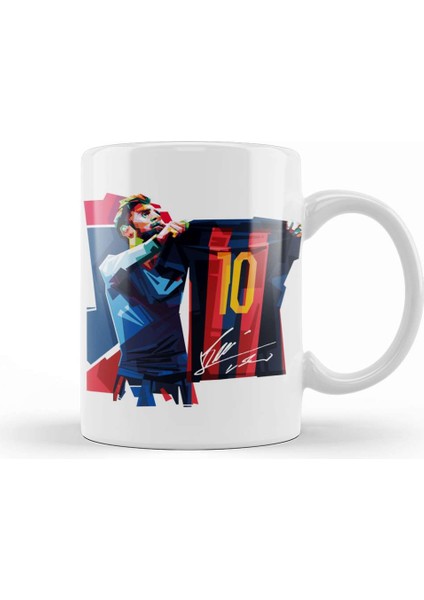 Messi Lionel Mesi Kupa Bardak Porselen