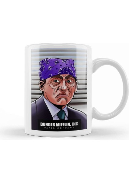 Michael Scott Dunder Mifflin 01 Kupa Bardak Porselen