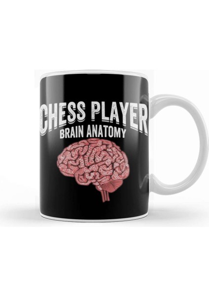 Chess Brain Anatomy Of A Chess Player 01 Kupa Bardak Porselen