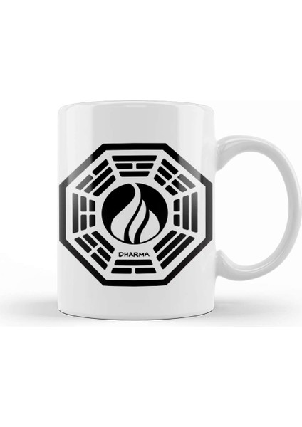 The Dharma Initiative The Flame Station Kupa Bardak Porselen