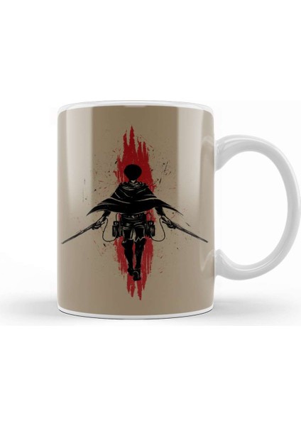 The Hope Of Mankind Eren Jaeger Attack On Titan Kupa Bardak Porselen