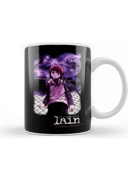 Serial Experiments Lain Iwakura 01 Kupa Bardak Porselen