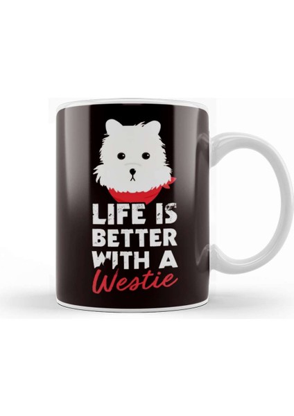 Life Better With Red Head Ginger Girl Irish Red Haired Kupa Bardak Porselen