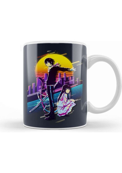 Noragami - Yato And Hiyori Iki Kupa Bardak Porselen