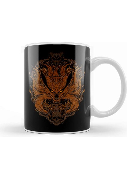Narutoanime Mythical Nine Tailed Demon Beast Kupa Bardak Porselen
