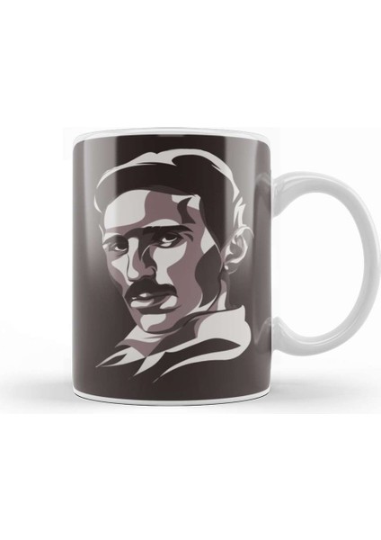 Nikola Tesla Kupa Bardak Porselen