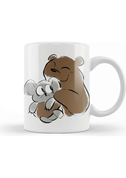 Nom Nom We Bare Bears 09 Kupa Bardak Porselen
