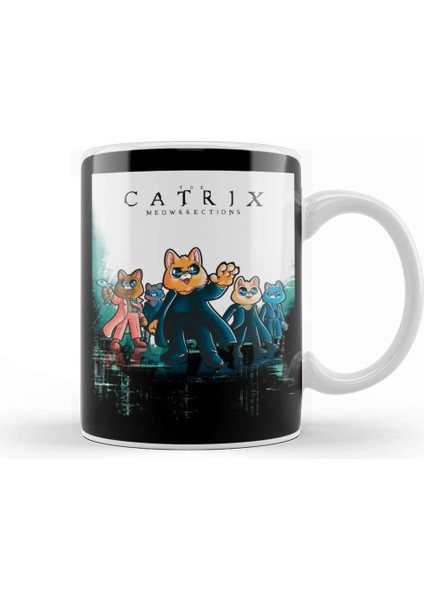 The Catrix Matrix Kupa Bardak Porselen