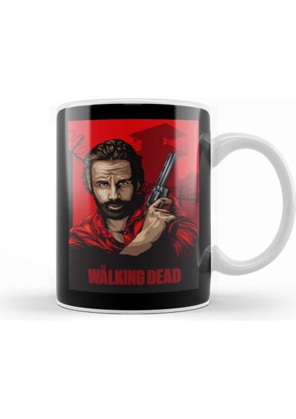 The Walking Dead Rick Grimes Kupa Bardak Porselen