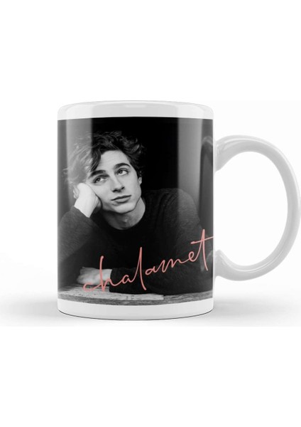 Chalamet Awesome Merch Of Timothee Kupa Bardak Porselen
