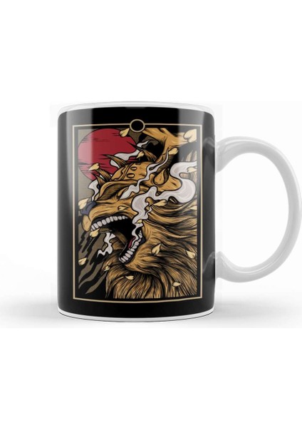 Chopper One Piece Red Moon Beast Kupa Bardak Porselen