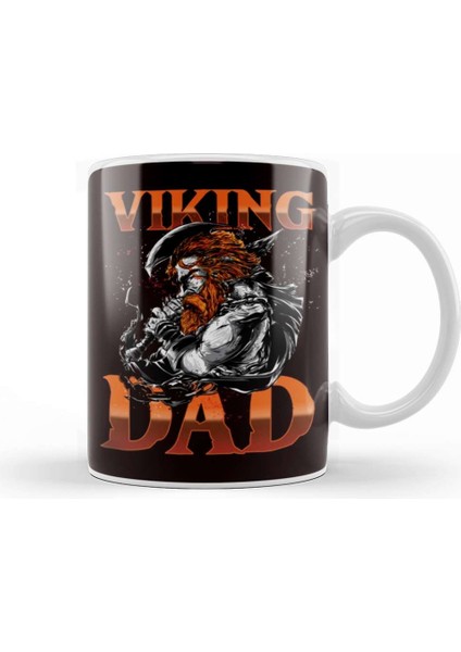 Viking Dad Papa Daddy Father Papa Poppa Stepdad Husband Kupa Bardak Porselen