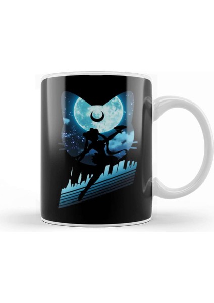 Sailor Moon Sailor Night Moon Kupa Bardak Porselen
