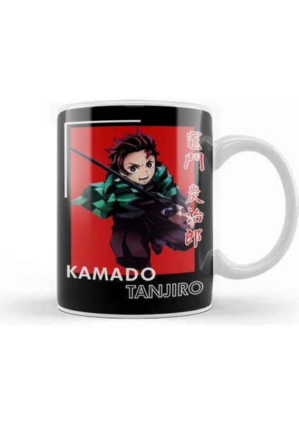 Demon Slayer Kamado Tanjiro Kupa Bardak Porselen
