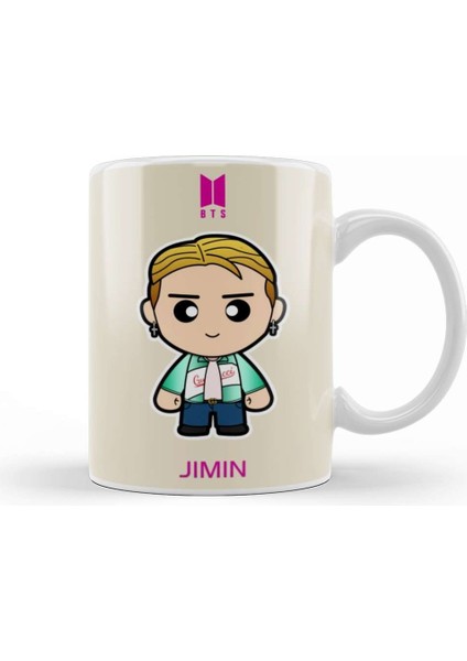 Jimin Bts Member Minime Version Kupa Bardak Porselen