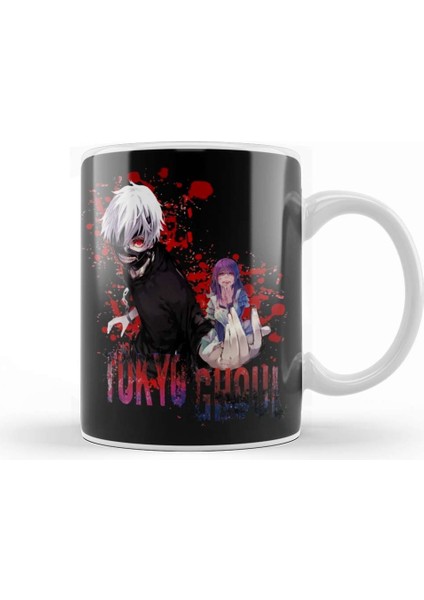 Kaneki Tokyo Ghoul Kupa Bardak Porselen