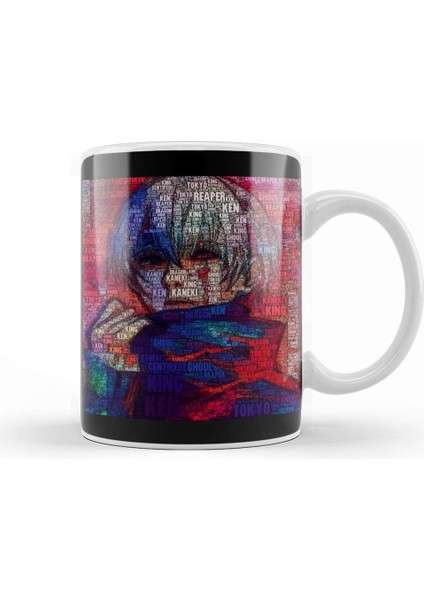 Ken Kaneki Tokyo Ghoul Kupa Bardak Porselen