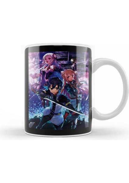 Kirito And Asuna Sword Art Online Kupa Bardak Porselen