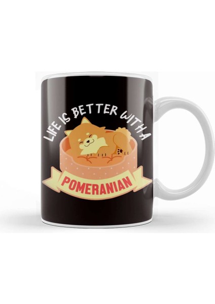 Life Better With Guinea Pig Rodent Pets Cavies Kupa Bardak Porselen