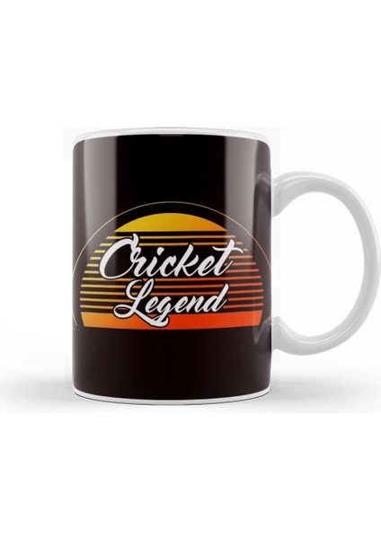 Cricket Legend Player Cricketer Coach Team Pitch Kupa Bardak Porselen