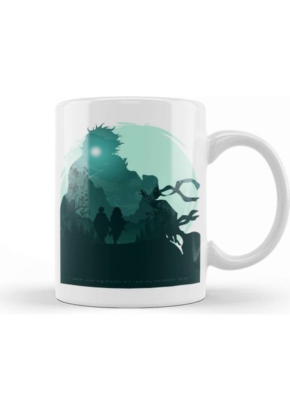 Kimetsu No Yaiba Demon Slayer Minimalist Kupa Bardak Porselen