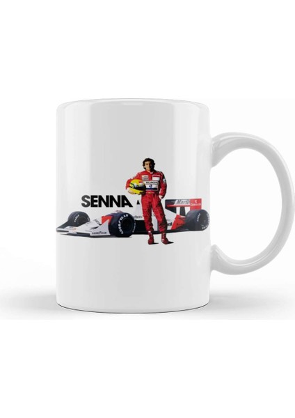 Senna F1 Legend Kupa Bardak Porselen