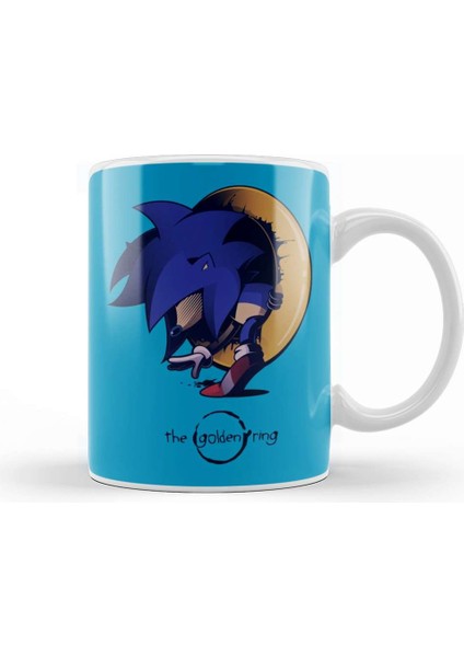 Sonic The Golden Ring Kupa Bardak Porselen