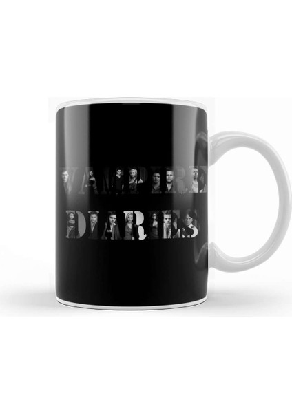 Vampire Diaries 03 Kupa Bardak Porselen