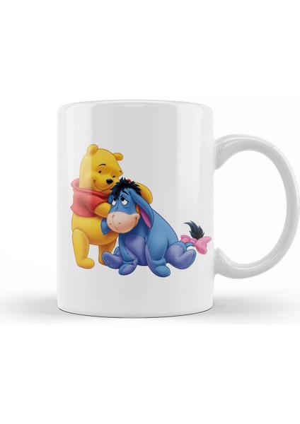 Baskı Dükkanı Winnie The Pooh Eeyore 012 Kupa Bardak Porselen