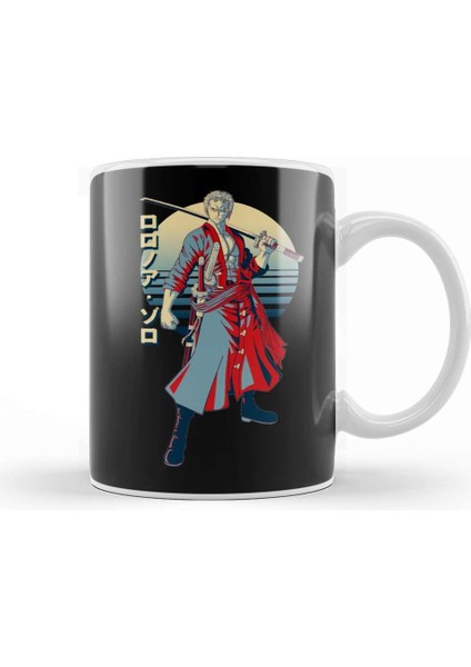 Zoro One Piece Zoro Roronoa 02 Kupa Bardak Porselen