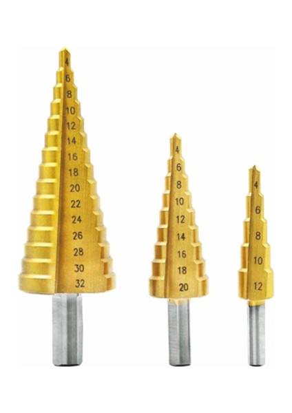Kademeli Matkap Ucu 4X12/4X20/4X32