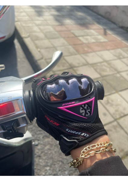 MC44W Telefon Dokunmatik Özellikli Motosiklet Yazlık Mevsim Eldiven