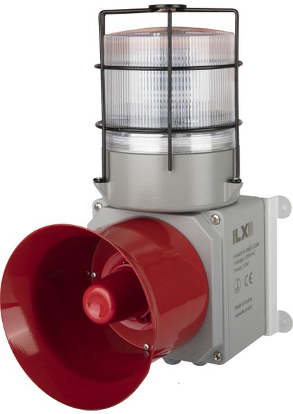 Sanayi Tipi Işıklı Siren Metal Gövde - Hd Serisi