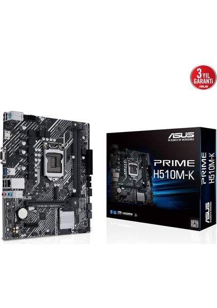 Prime H510M-K 3200MHZ(OC) Ddr4 HDMI VGA Matx 1200P