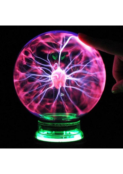 Plasma Light Küre Plazma Küre Cadı Küresi Müzikli Neonlu Küre Gece Lambası Dekor Parti Işıkları